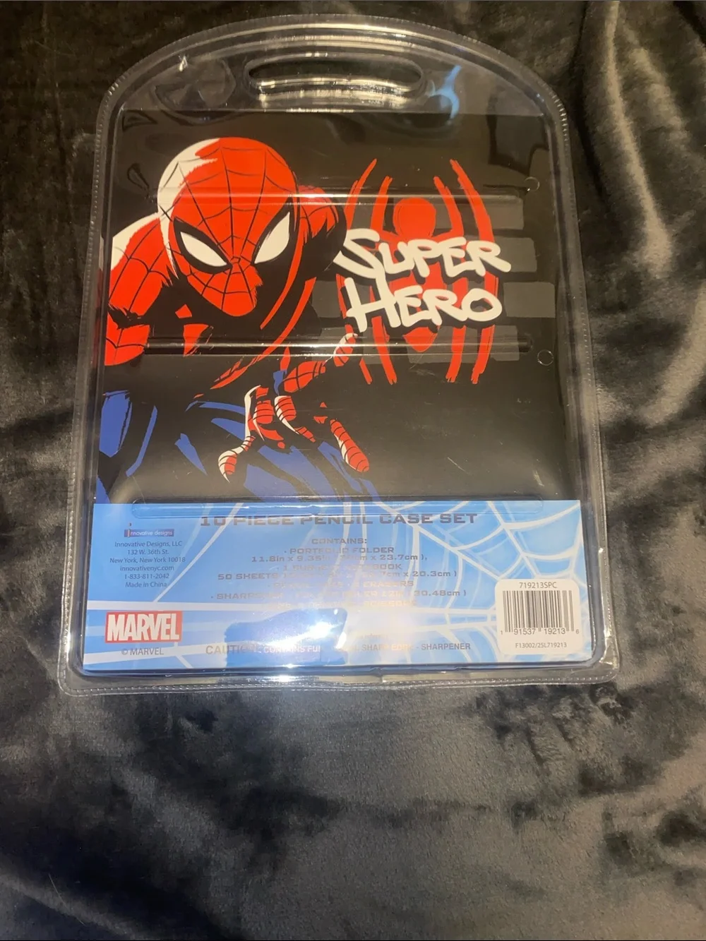 Marvel Spider-Man Blue and Red School Stationery Set